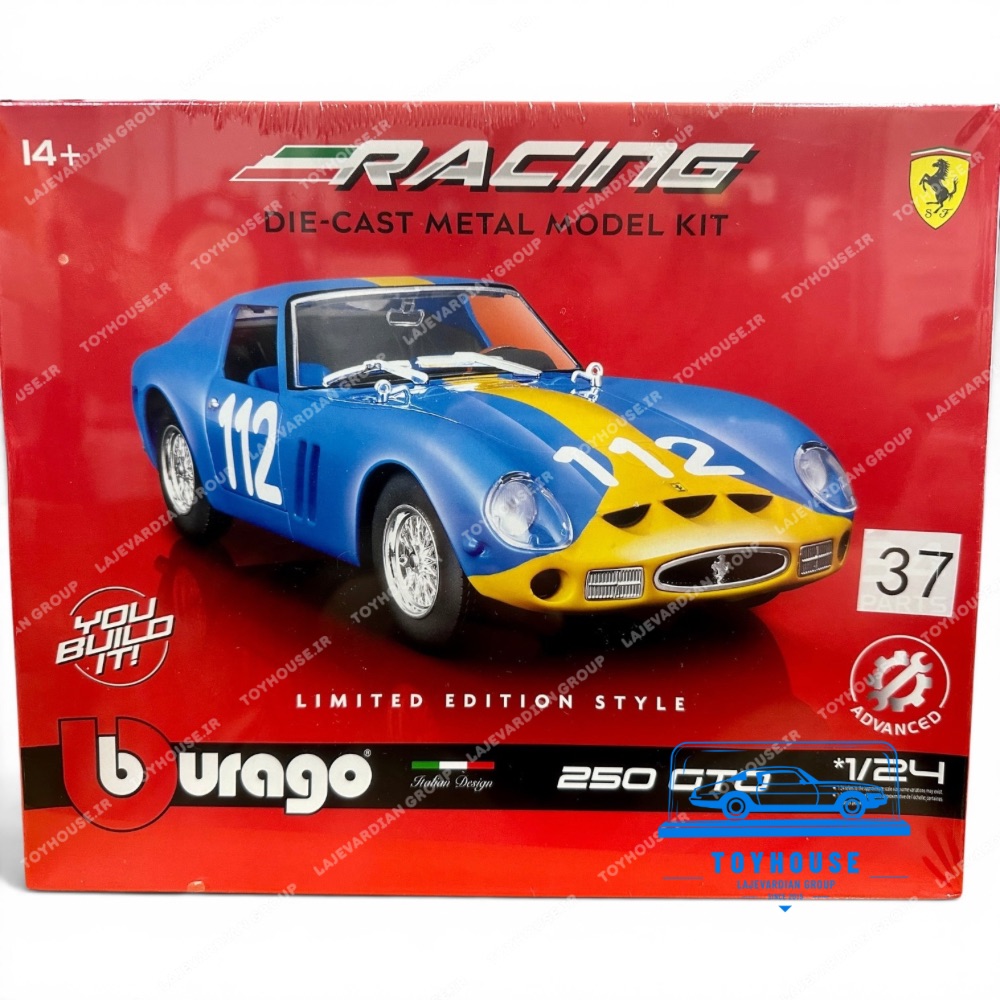 ماکت ماشین فراری مونتاژی 250 GTO ۱:۲۴ بوراگو - تصویر 4