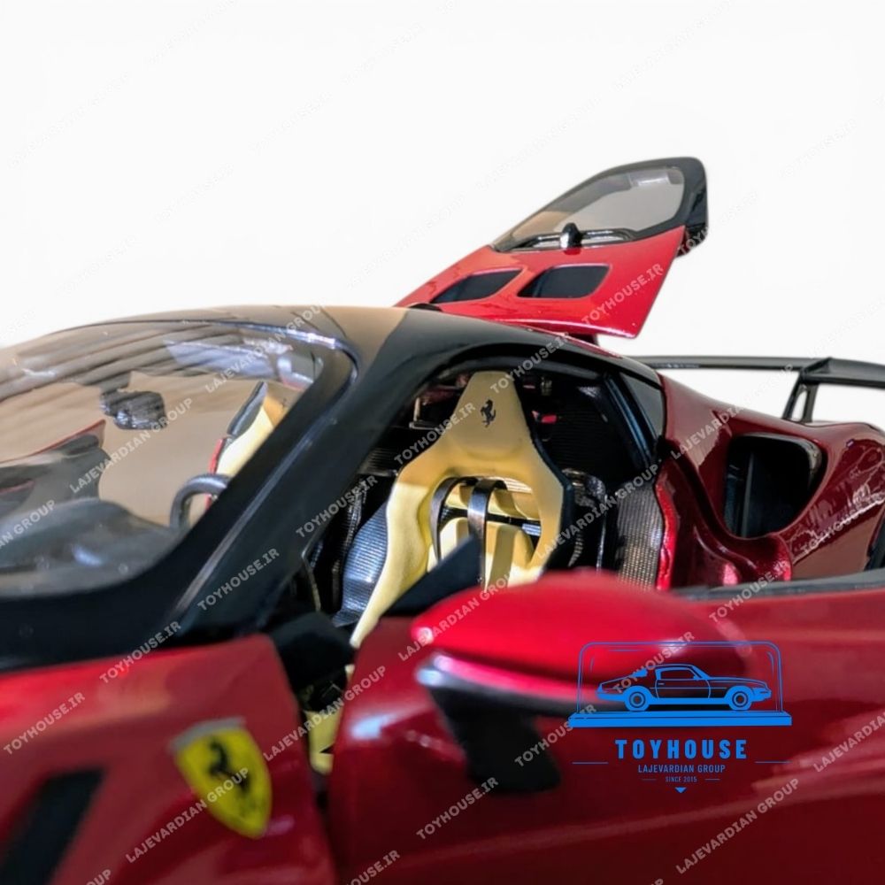 ماکت ماشین فراری SF90 XX استراداله بوراگو ۱:۱۸ - تصویر 6
