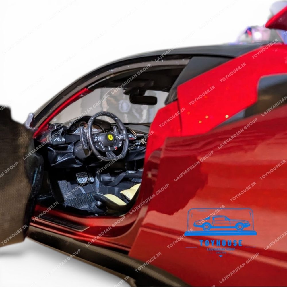 ماکت ماشین فراری SF90 XX استراداله بوراگو ۱:۱۸ - تصویر 3