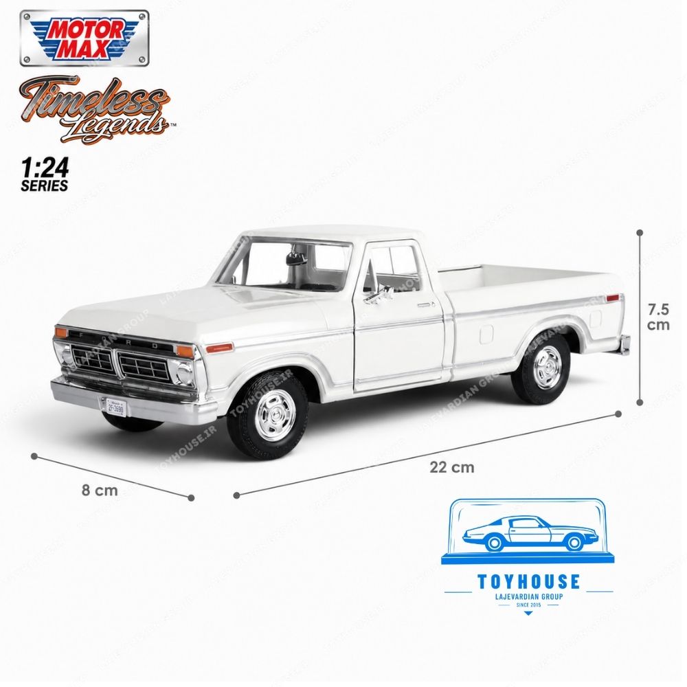 ماکت وانت فورد F-150 کاستوم ۱۹۷۷ موتورمکس ۱:۲۴ - تصویر 4
