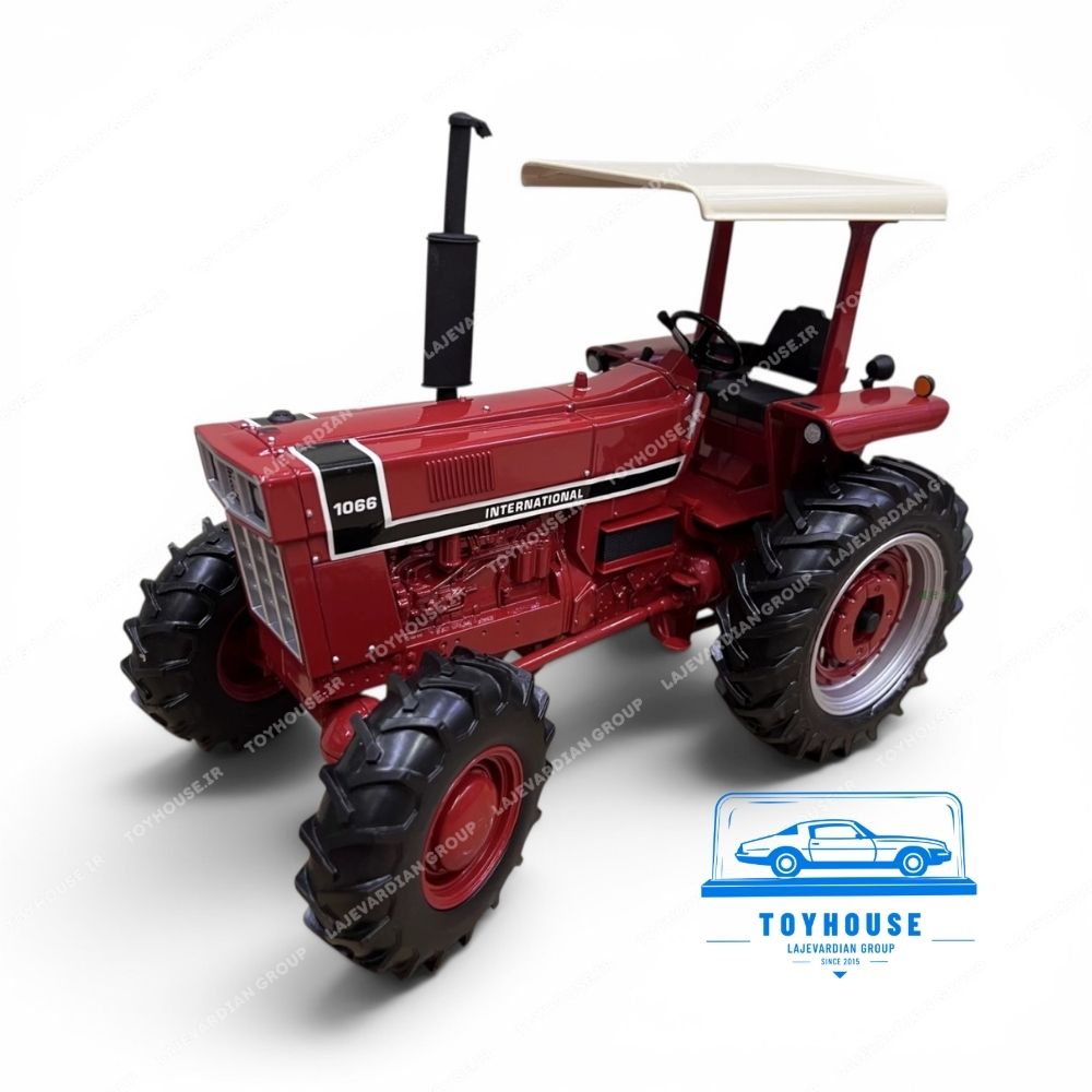 ماکت تراکتور کشاورزی اینترنشنال اگری کینگ agri king قرمز کلاسیک آمریکایی برند ارتل ۱:۱۶
