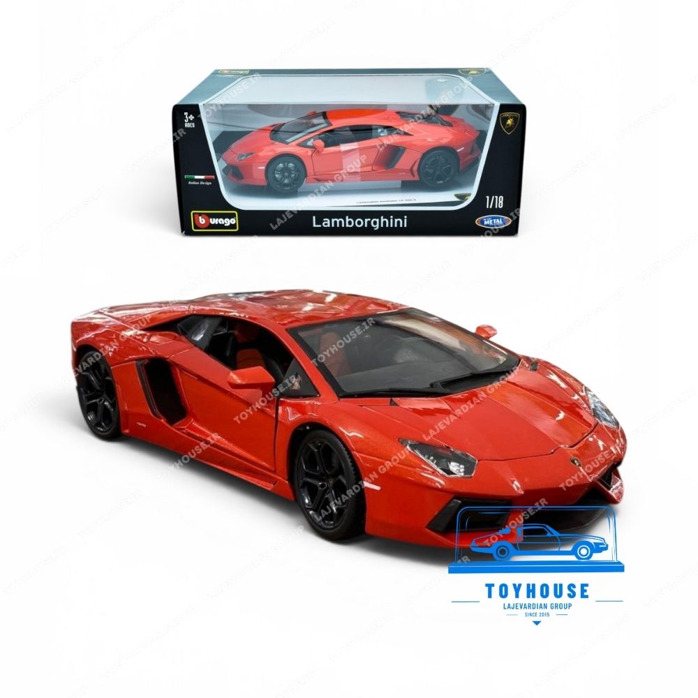 ماکت ماشین لامبورگینی اونتادور LP700-4 رودستر بوراگو ۱:۱۸ - تصویر 3