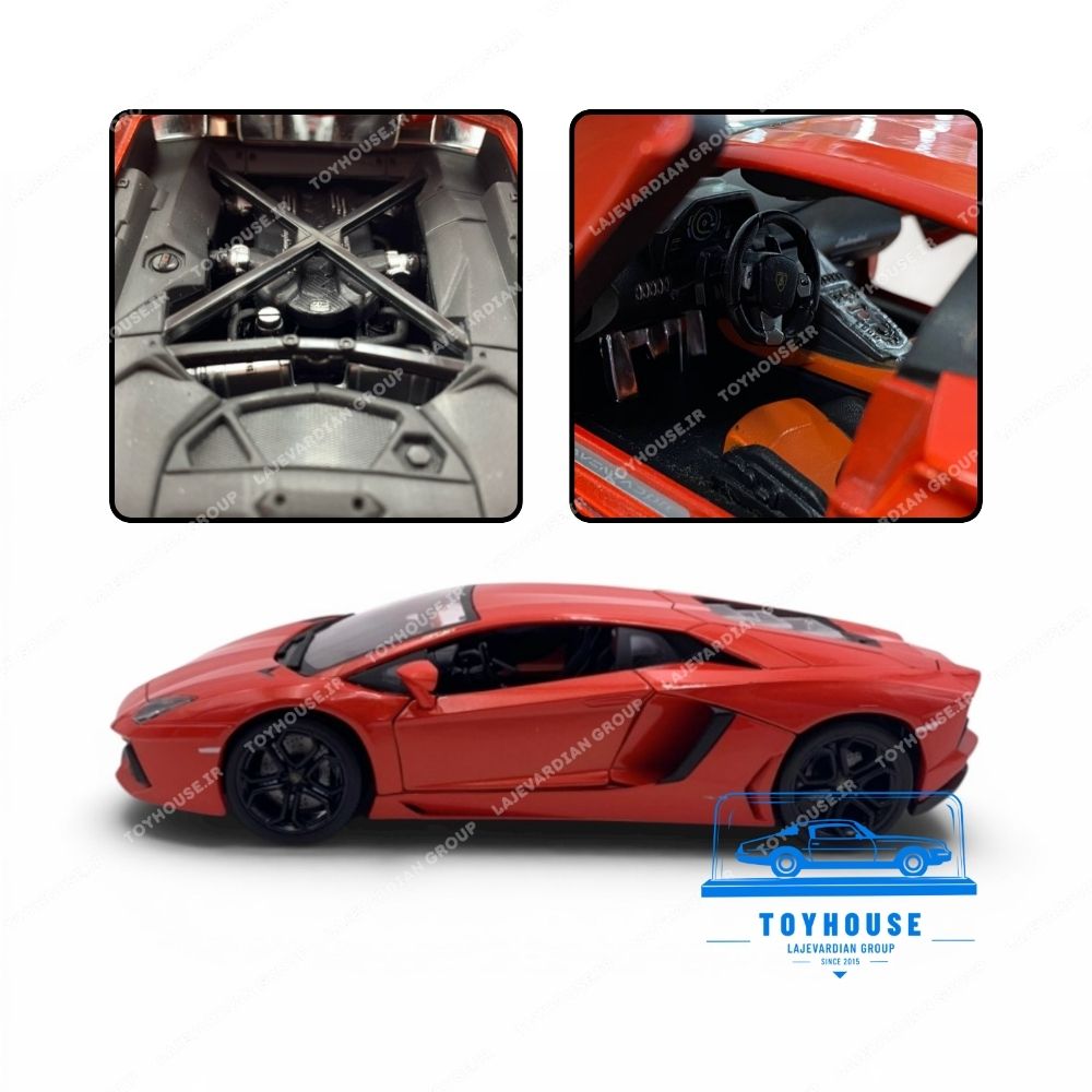 ماکت ماشین لامبورگینی اونتادور LP700-4 رودستر بوراگو ۱:۱۸ - تصویر 2