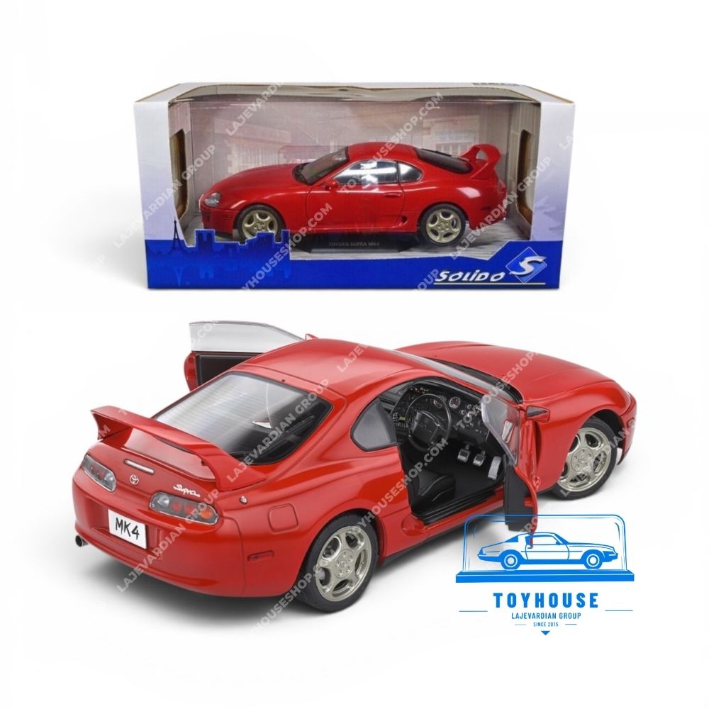 ماکت ماشین تویوتا سوپرا MK4 (A80) ۱۹۹۳ سولیدو ۱:۱۸ - تصویر 5