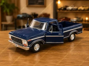 ماکت وانت فورد F-150 کاستوم ۱۹۷۷ سرمه ای